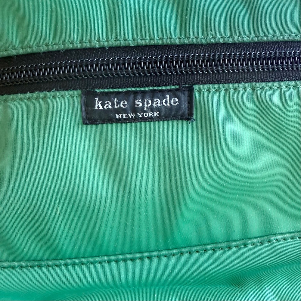 Kate Spade Green Nylon Backpack | Minimal Everyday Bag - Picture 3 of 5